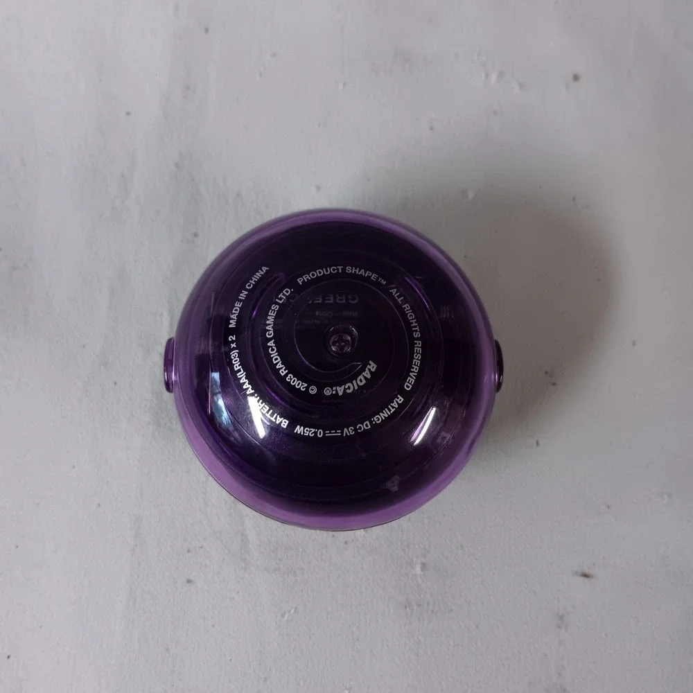 Radica 20Q Electronic Handheld Game Purple 2003 Working Portable Toy Tested